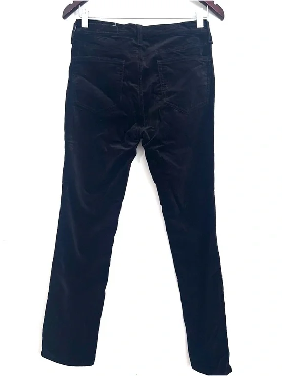 Rag & Bone Black Dojo Velvet Pant 27 - Picture 2 of 16